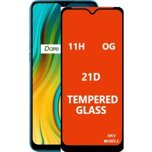 SKV Mobile Realme C3 Tam Ekran Koruyucu Kırılmaz Cam