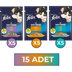 Karışık Yetişkin Kedi Yaş Maması - 85 gr x 15 Adet