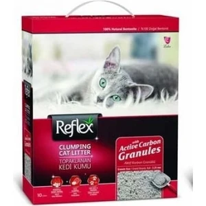 Aktif Karbonlu Topaklanan Kedi Kumu 10 Lt