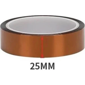 Kapton Bant. Isıya Dayanıklı Termal Bant. Isı Yalıtım Bandı 25MM