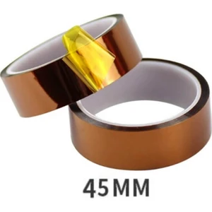Kapton Bant. Isıya Dayanıklı Termal Bant. Isı Yalıtım Bandı 45MM