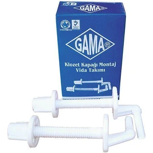 Snd Avm Gama Klozet Kapağı Montaj Vidası Plastik Alttan Sıkma KOD:45001