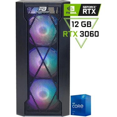 Pcbox Intel Core I7 11700 / Rtx 3060 12GB / 16 Gbddr / 500 GB 3500 - 2100 Mb/s M2 SSD / 11700V1 /