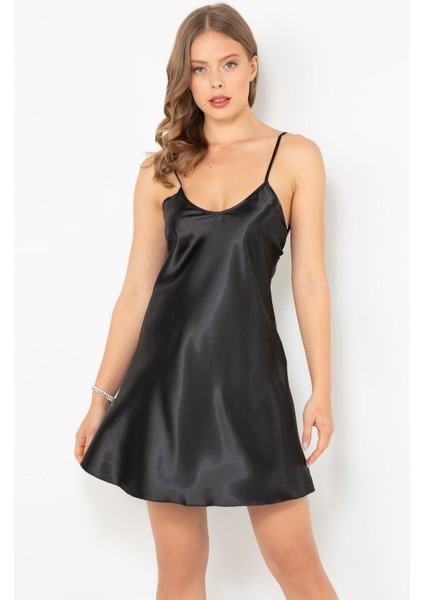 Kadın Saten Gecelik 001-018048 indirimleri