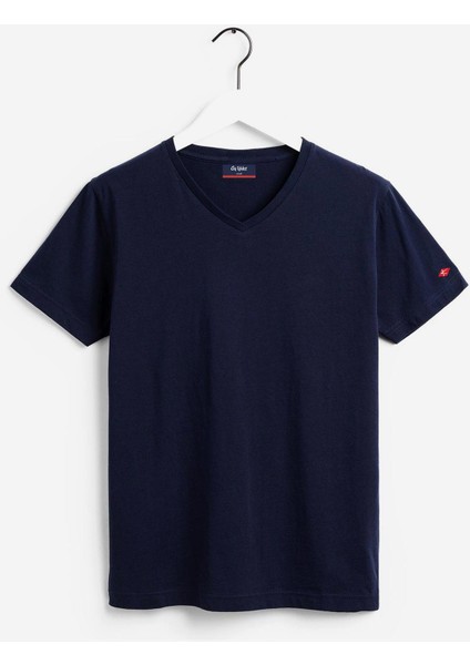 59521 Erkek Lacivert T-Shırt modelleri