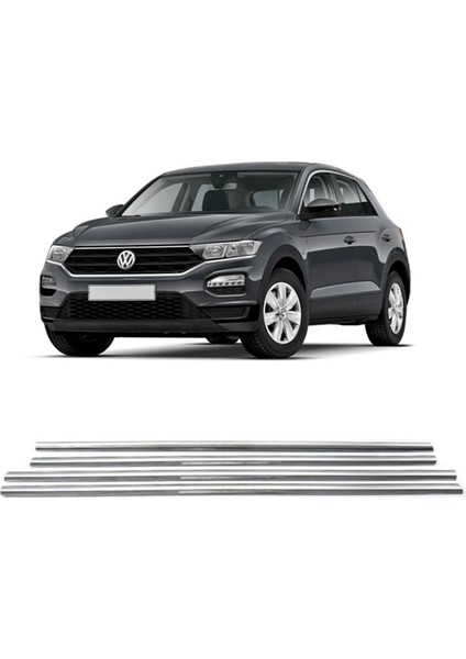 Alminox Oto Vw Troc 2017 Sonrası Paslanmaz Çelik Cam Çıtası Kromu 4prç. fiyatları