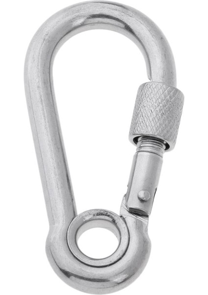 316 Paslanmaz Çelik Carabiner Yay Yüklü Snap Kanca Açık Havada 7X70 mm. (Yurt Dışından)