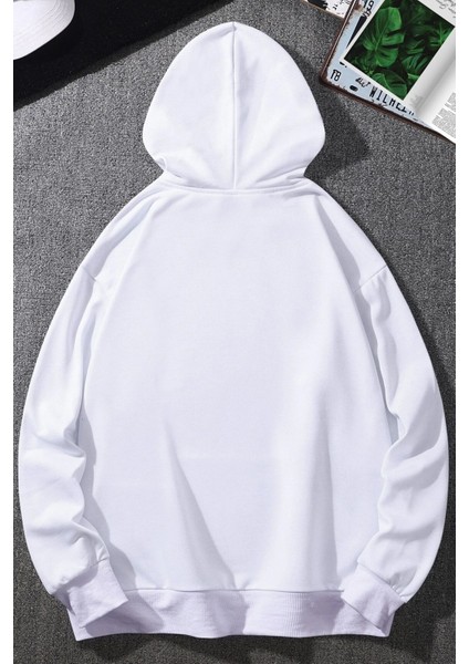 Cartoon Graphic Thermal Lined Drawstring Sweatshirt fiyatları