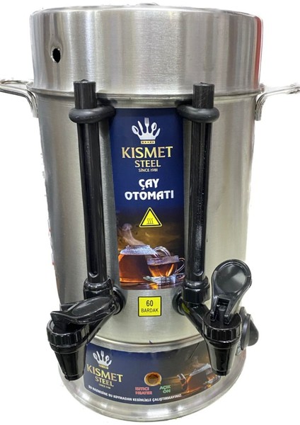 60 Bardak Çelik Çay Otomatı