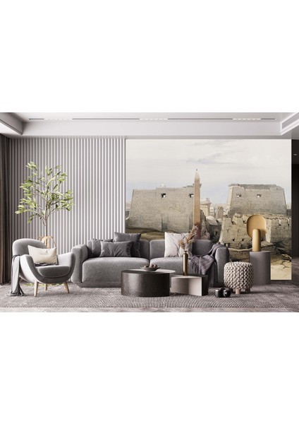 Dekoros luksor Tapınağı Büyük Giriş Poster Duvar Kağıtları