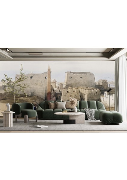 Dekoros luksor Tapınağı Büyük Giriş Poster Duvar Kağıtları modelleri