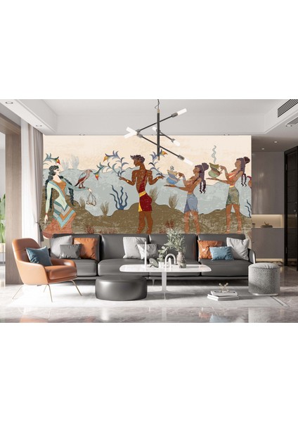 Dekoros tek Parça Eski Mısır Insanlar Poster Duvar Kağıtları