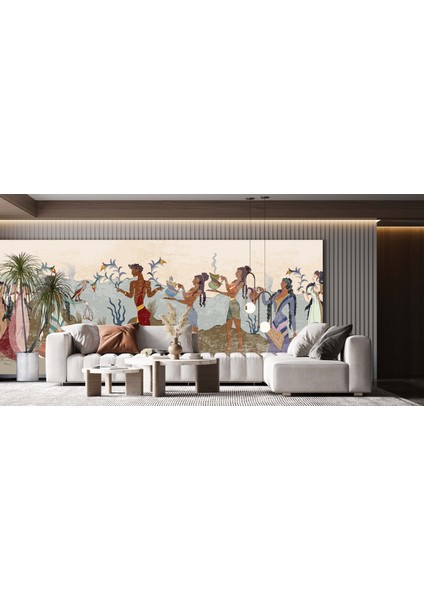 Dekoros tek Parça Eski Mısır Insanlar Poster Duvar Kağıtları fiyatları