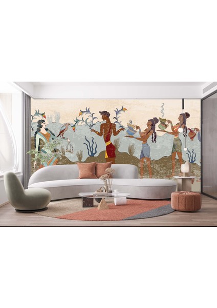 Dekoros tek Parça Eski Mısır Insanlar Poster Duvar Kağıtları modelleri