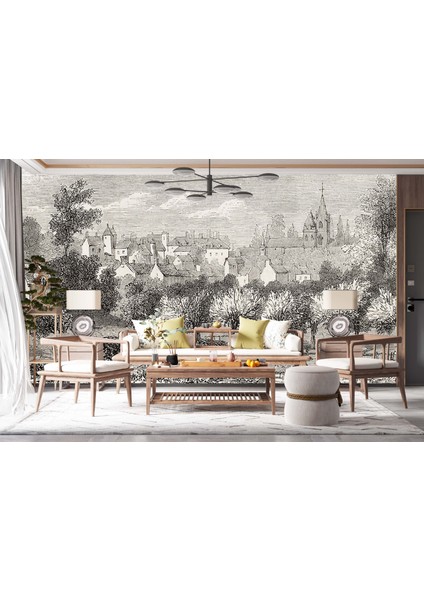 Dekoros tek Parça Valognes Eski Görünüm Poster Duvar Kağıdı fiyatları