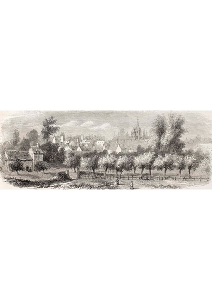 Dekoros tek Parça Valognes Eski Görünüm Poster Duvar Kağıdı fırsatları