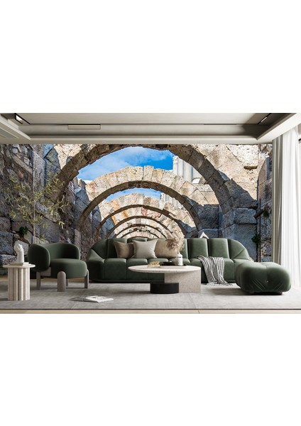 Dekoros tarihi Taş Yapı Poster Duvar Kağıtları modelleri