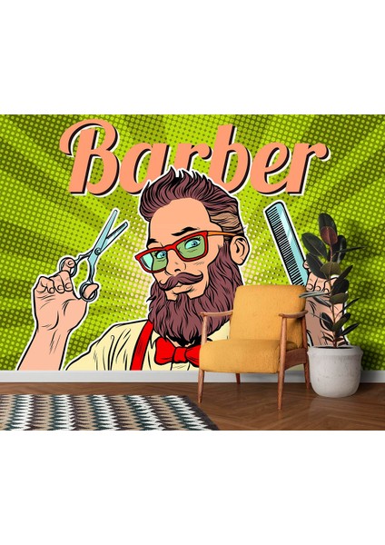 Duvar Kağıdı Barber Erkek Kuaförü