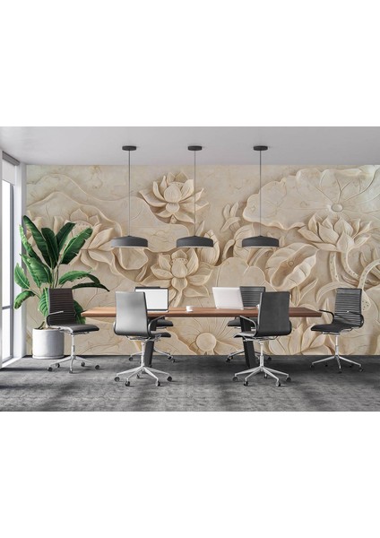 Tek Parça 3D Çiçek Duvar Kağıdı fiyatları