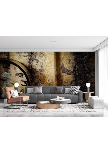 Dekoros tek Parça Saat Eskitme Tasarım Duvar Kağıdı fiyatları