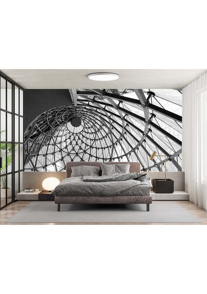 Dekoros 3 Boyutlu Spiral Bina Tasarım Poster Duvar Kağıtları