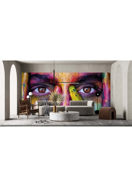 Dekoros tek Parça Boyalı Kadın Kuaför Duvar Kağıdı fiyatları