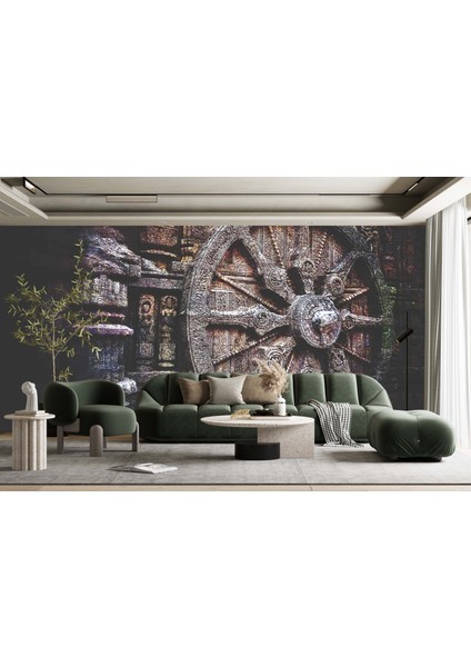 Dekoros dharma Çarkı Poster Duvar Kağıtları modelleri