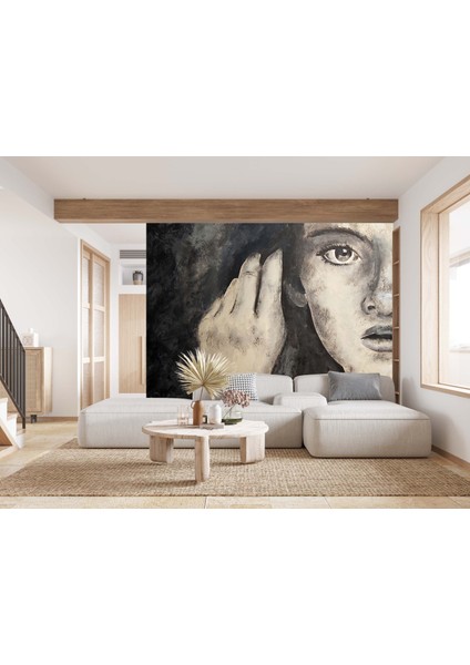 Dekoros tek Parça Yağlı Boya Kadın Poster Duvar Kağıdı modelleri