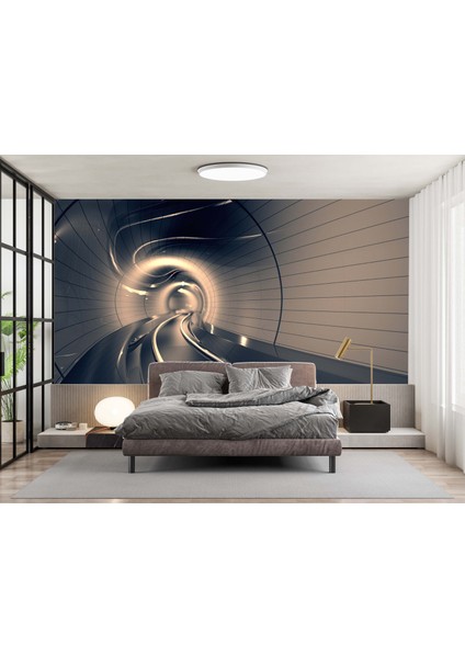 Modern Tünel 3 Boyutlu Duvar Kağıdı