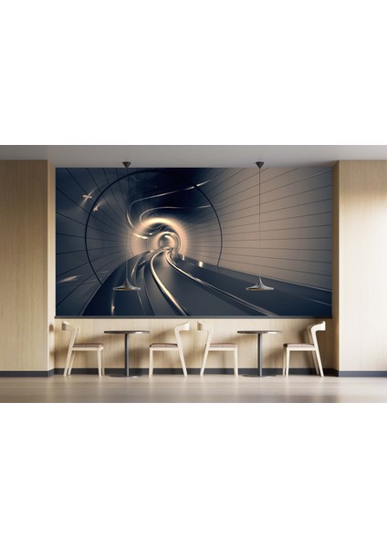 Modern Tünel 3 Boyutlu Duvar Kağıdı modelleri