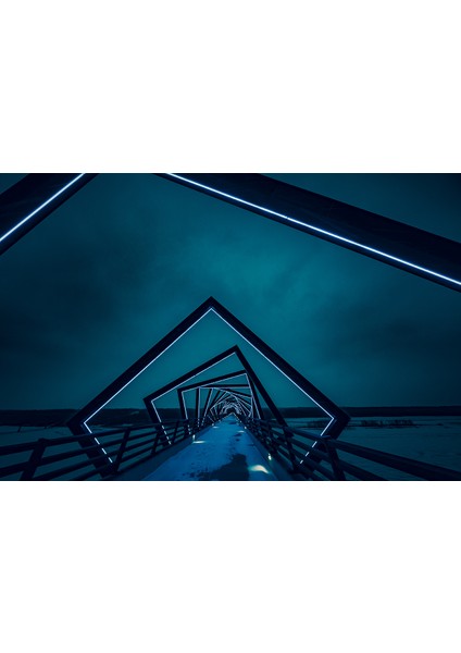Dekoros geometrik Tünel 3 Boyutlu Poster Duvar Kağıtları fırsatları