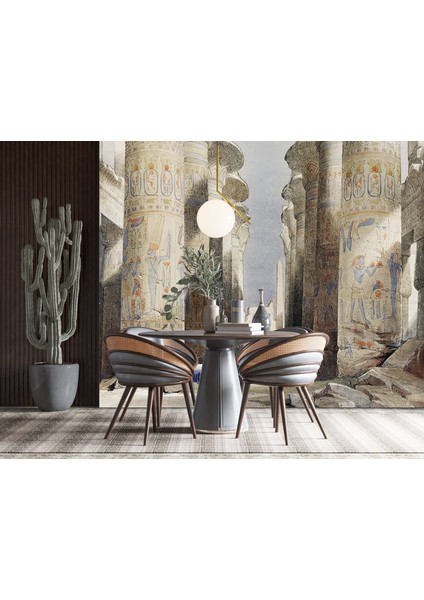 Dekoros thebes Karnak Tapınağı Büyük Salon Poster Duvar Kağıtları