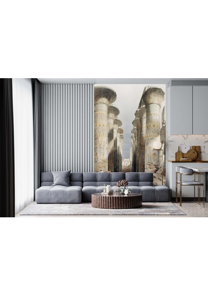 Dekoros thebes Karnak Tapınağı Büyük Salon Poster Duvar Kağıtları