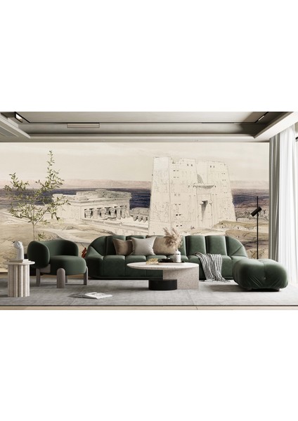 Dekoros edfou Antik Appolinopolis Tapınağı Poster Duvar Kağıtları fiyatları