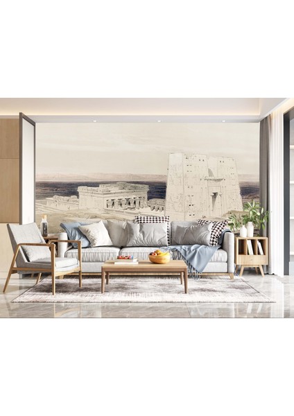 Dekoros edfou Antik Appolinopolis Tapınağı Poster Duvar Kağıtları modelleri