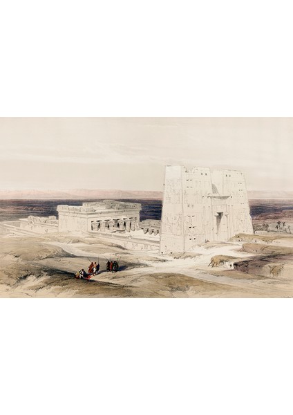 Dekoros edfou Antik Appolinopolis Tapınağı Poster Duvar Kağıtları fırsatları