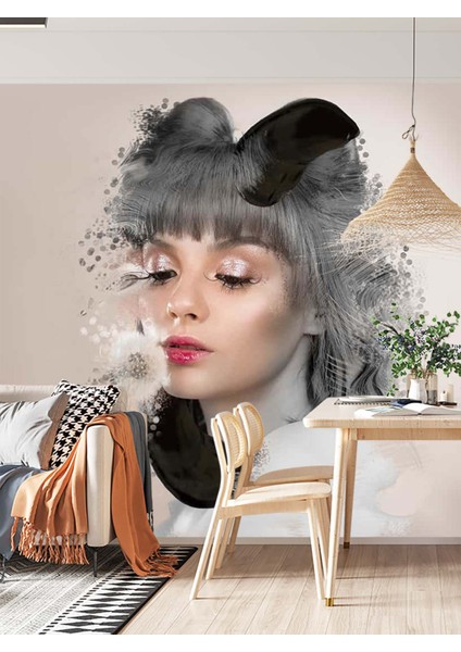 Dekoros tek Parça Duvar Kağıdı Kuaför Güzellik Salonu Özel Tasarım fırsatları