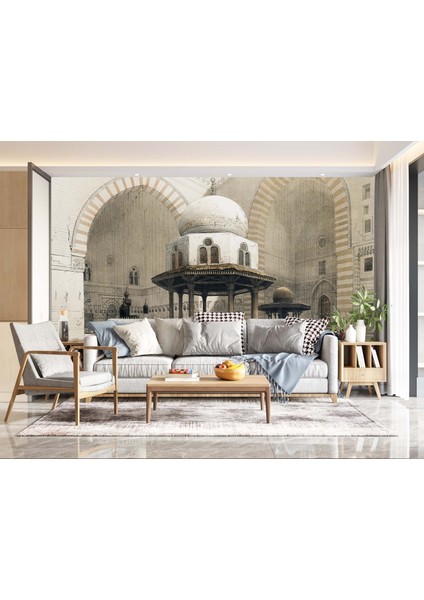 Dekoros sultan Hassan Kahire Camii Poster Duvar Kağıtları