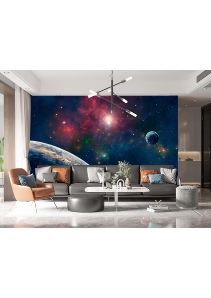 Dekoros tek Parça Uzay Poster Duvar Kağıdı