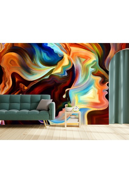 Dekoros tek Parça Sanatsal Duvar Kağıdı Özel Tasarım