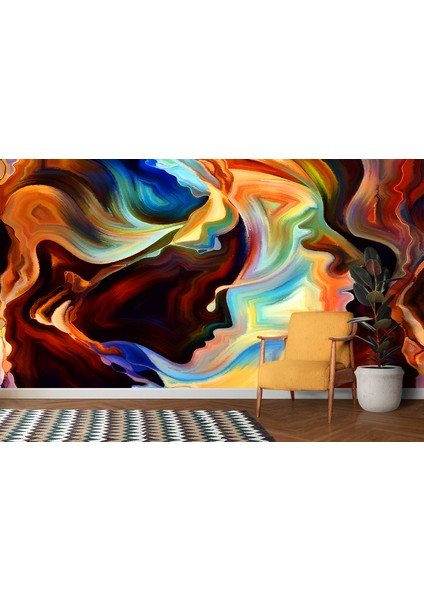 Dekoros tek Parça Sanatsal Duvar Kağıdı Özel Tasarım modelleri