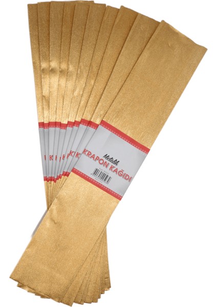 Alüminyum Krapon Kağıdı 1 Adet - Metalik Altın - 100 gr - 50X100 cm