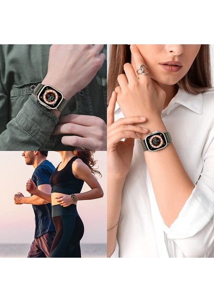 Apple Watch Ultra 49MM Tam Kaplayan Çerçeveli Ekran Koruyucu