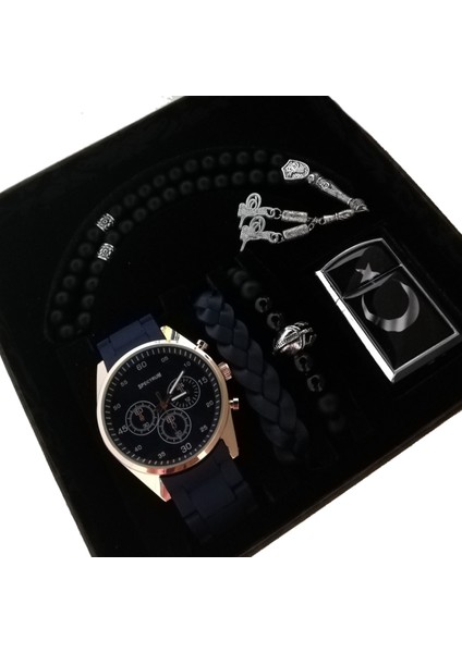 Erkek Saat Hediye Seti Babalar Günü Doğum Günü Hediyesi Sevgiliye Hediye Erkek Kol Saati