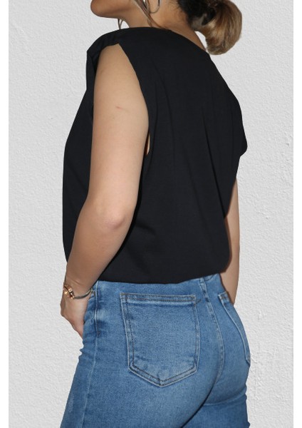 Twin Collectıon Vatkalı Siyah T-Shirt modelleri