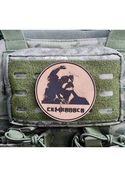Cem Karaca - Deri Peç - Arma - Askeri Patch