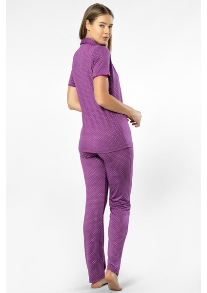 Puanlı Uzun Kol Pijama Takımı fırsatları