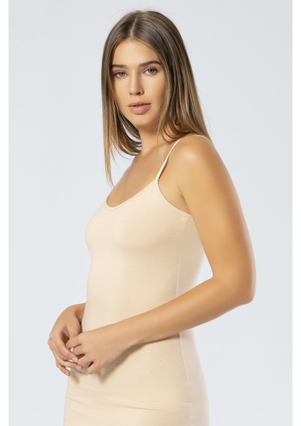 Kadın Ayarlanabilir Ip Askılı Likralı Pamuklu Uzun Atlet fiyatları