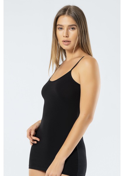 Kadın Ayarlanabilir Ip Askılı Likralı Pamuklu Uzun Atlet fiyatları