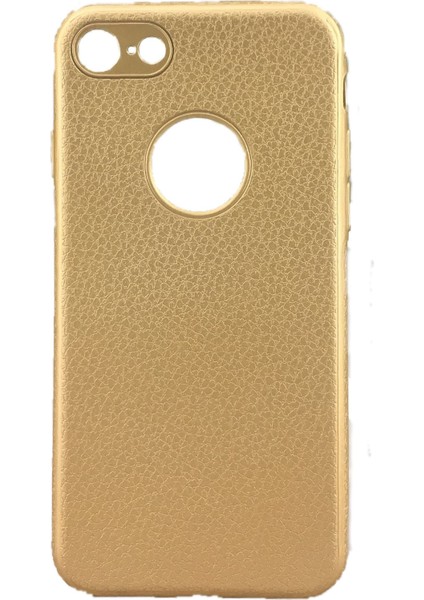 iPhone 7-8 Premium Rind Silikon Arka Kapak Gold